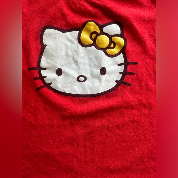 BUNDLE. Sanrio Hello Kitty Graphic T Shirt with Wonder Nation Girls Jeggings - Picture 9 of 10